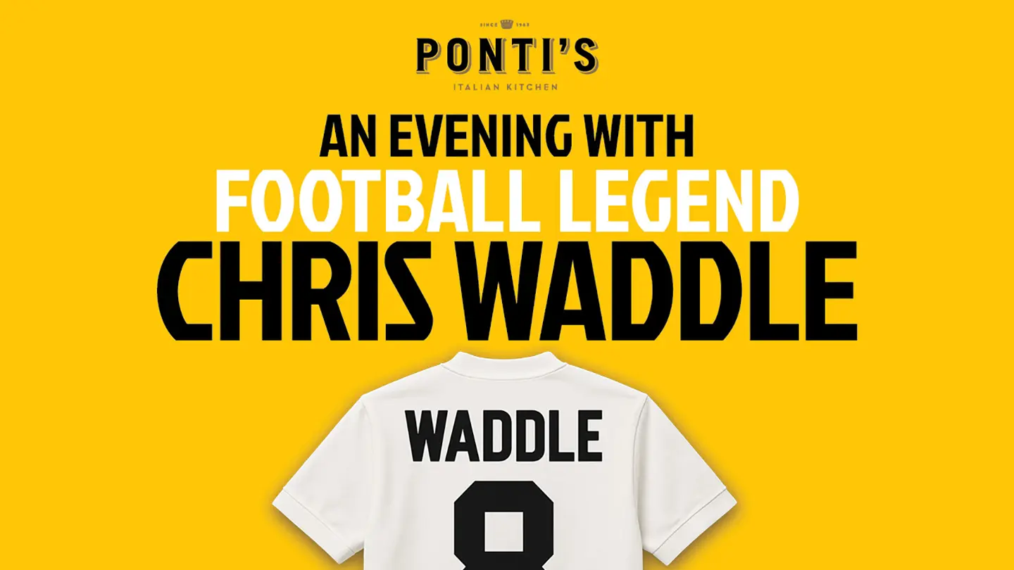 An Evening with football legend Chris Waddle poster